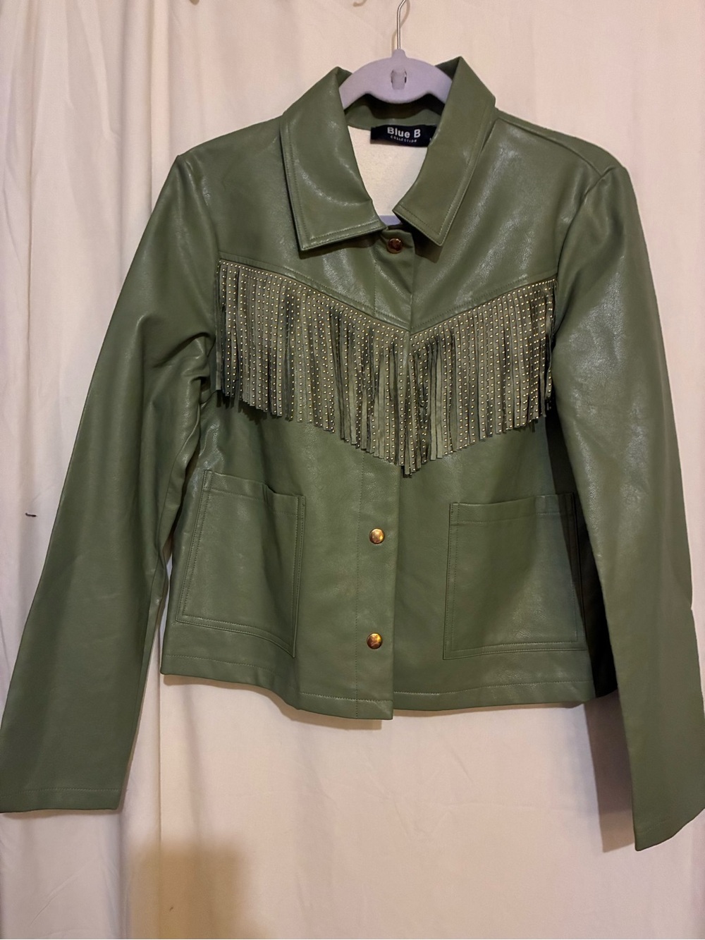Blue B Fringe Jacket